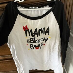 Mama of the Birthday Boy Raglan Tee